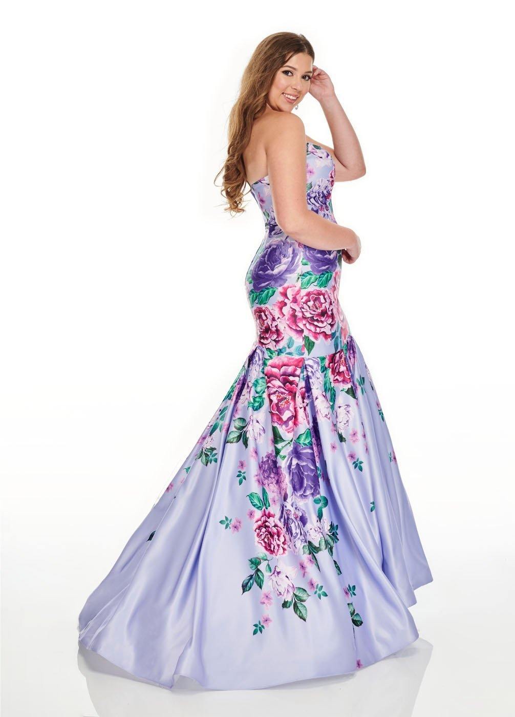 Rachel Allan Sexy Fitted Prom Long Plus Size Dress - The Dress Outlet