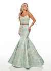 Rachel Allan Sexy Fitted Two Piece Prom Dress - The Dress Outlet