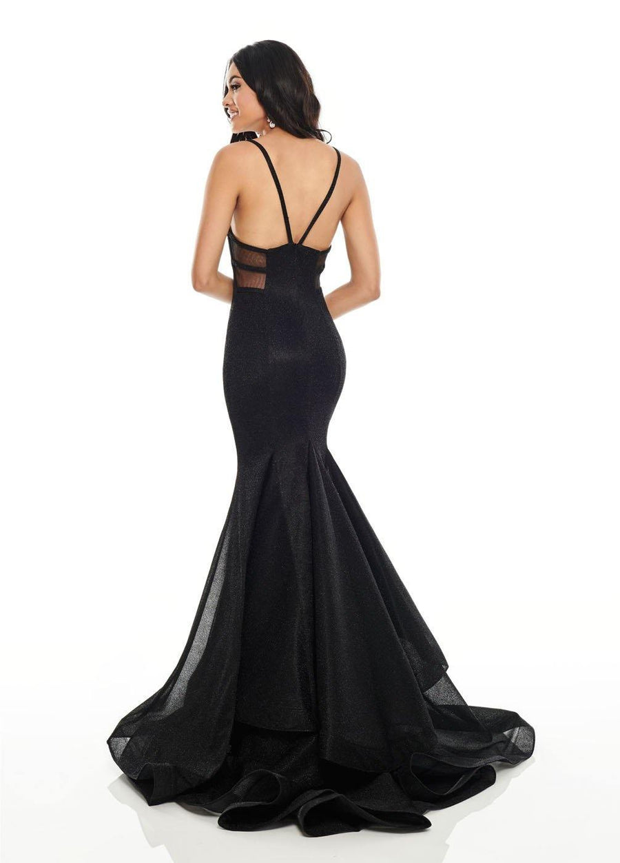 Rachel Allan Sexy Long Fitted Prom Dress - The Dress Outlet