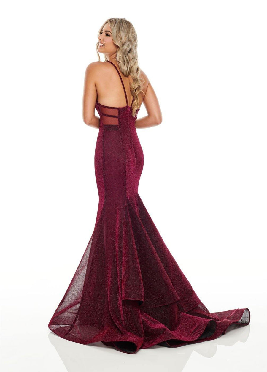 Rachel Allan Sexy Long Fitted Prom Dress - The Dress Outlet