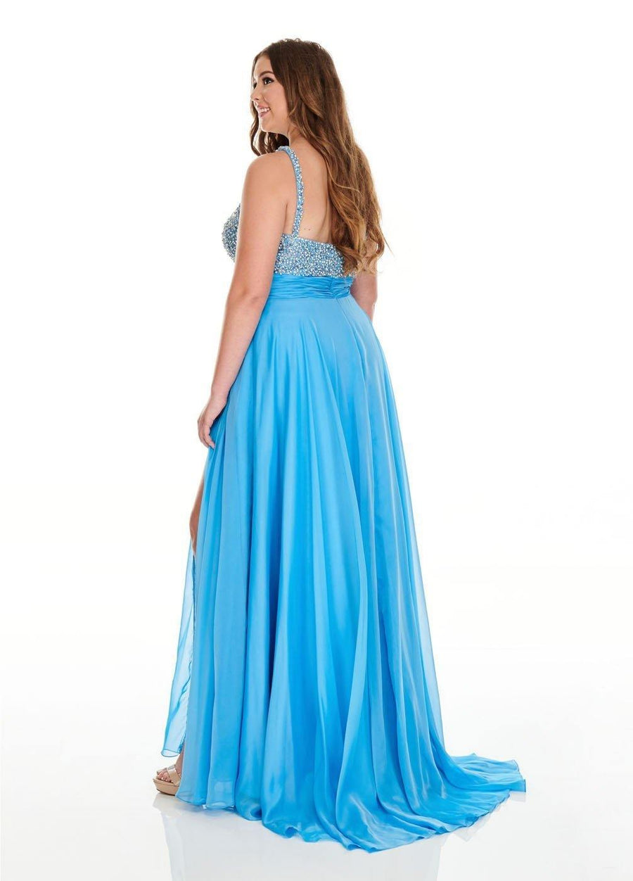 Rachel Allan Sexy Long Plus Size Dress Prom - The Dress Outlet