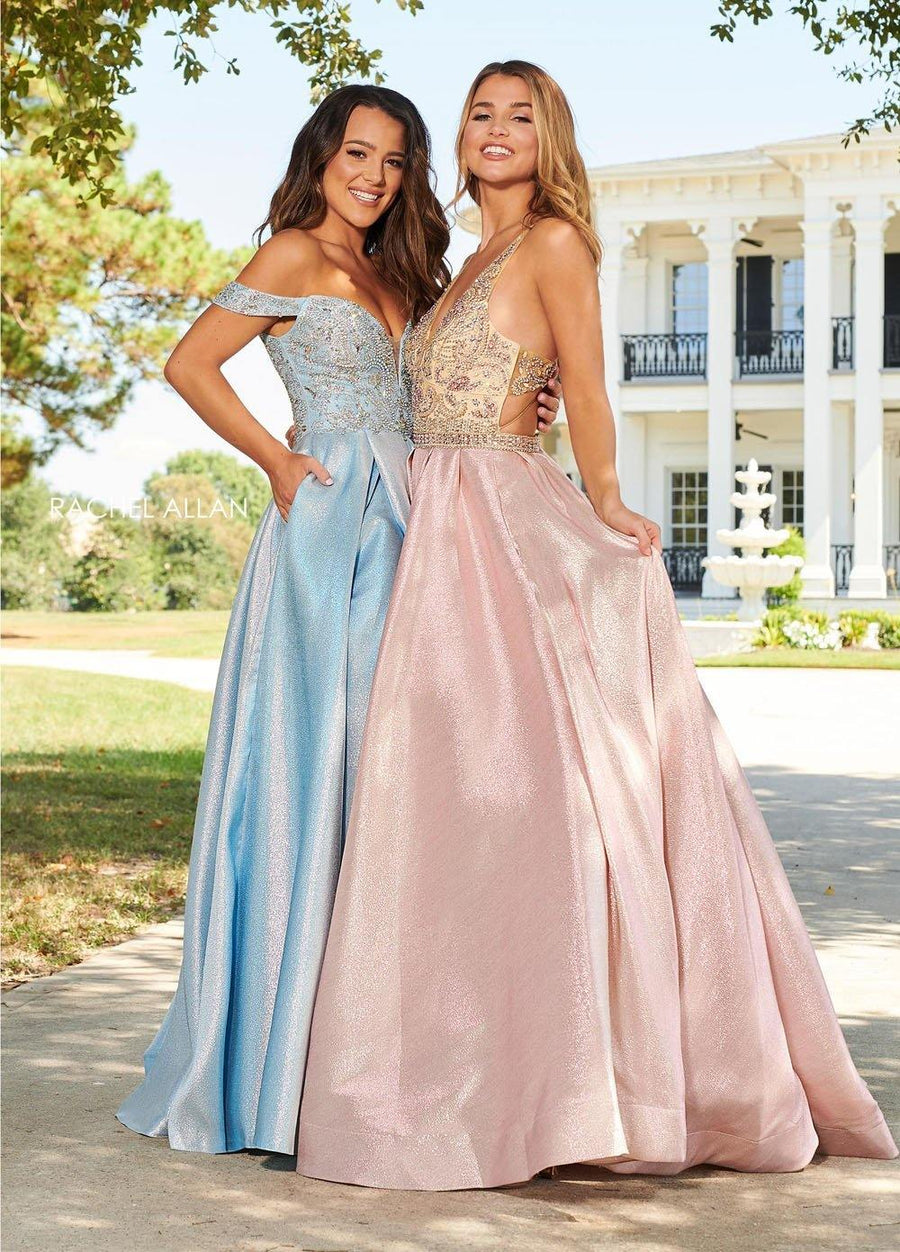 Rachel Allan Sexy Long Prom Dress - The Dress Outlet