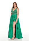 Rachel Allan Sexy Prom Long Dress Plus Size - The Dress Outlet