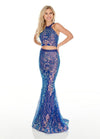 Rachel Allan Sexy Two Piece Fitted Prom Dress - The Dress Outlet