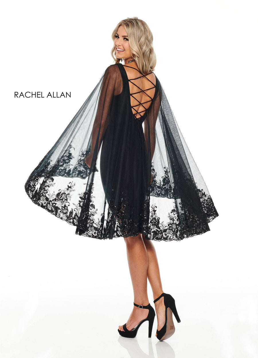 Rachel Allan Short Fitted Cocktail Dress - The Dress Outlet