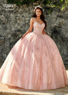 Rachel Allan  Sparkling Long Quinceanera Dress - The Dress Outlet