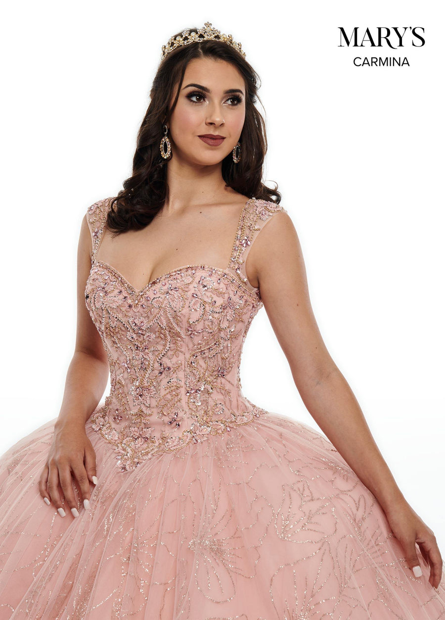 Rachel Allan Sparkling Long Quinceanera Dress - The Dress Outlet