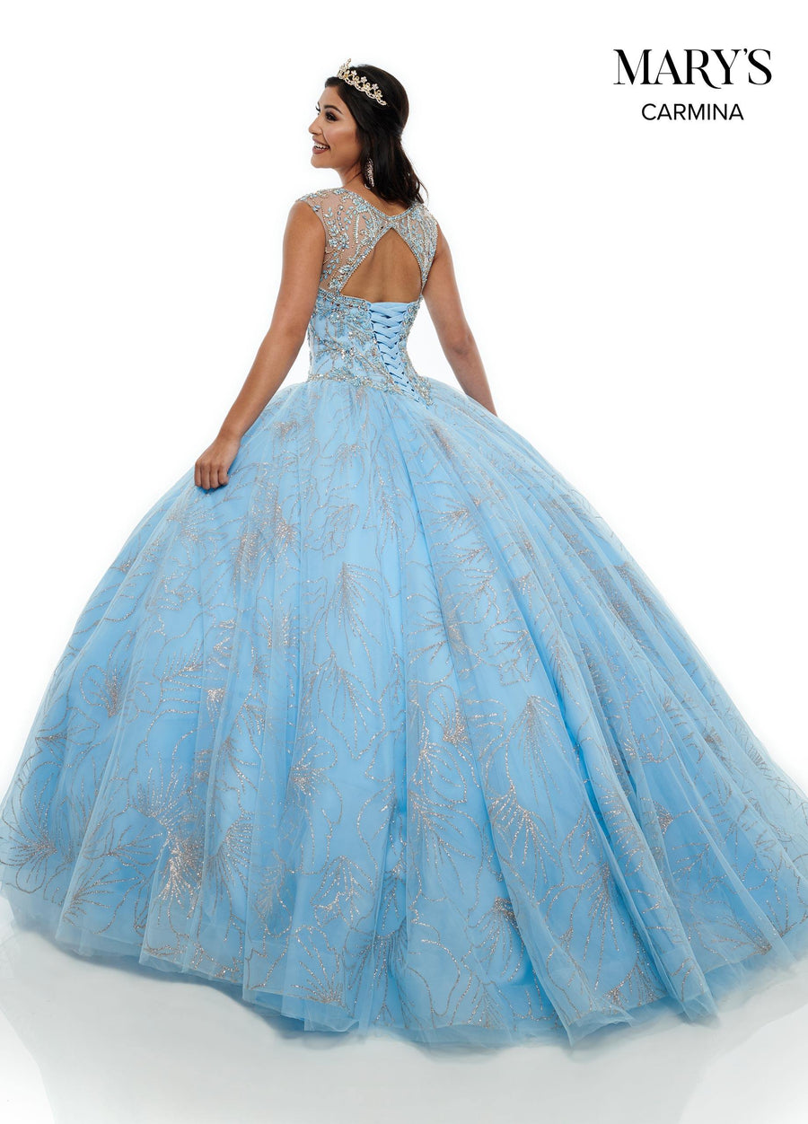 Rachel Allan  Sparkling Long Quinceanera Dress - The Dress Outlet