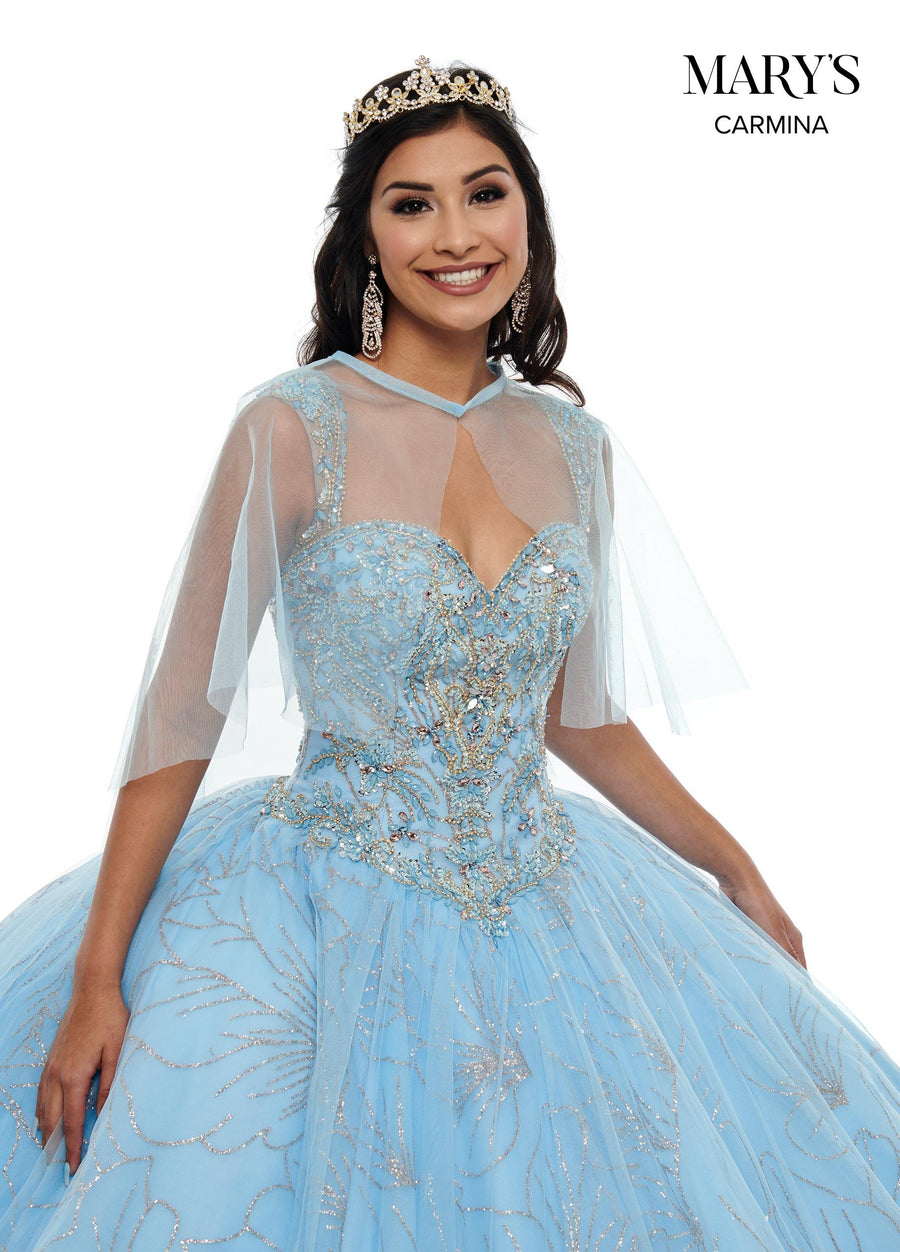 Rachel Allan Sparkling Long Quinceanera Dress - The Dress Outlet