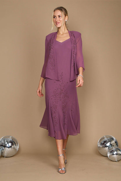 Charcoal R&M Richards 058260 Long Formal Jacket Dress for $83.99 – The  Dress Outlet