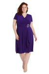 R&M Richards Short Plus Size Dress Iris