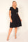 R&M Richards Short Plus Size Dress Black