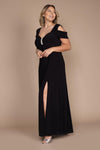 Mother of the Bride Dresses Evening Long Formal Dress Black