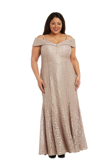 Navy R&M Richards 8950W Plus Size Long Formal Dress for $39.99 – The Dress  Outlet