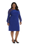 R&M Richards Short Plus Size Cocktail Dress 2141W - The Dress Outlet