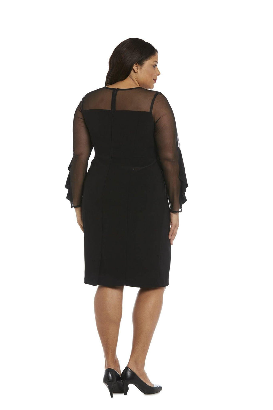 R&M Richards Short Plus Size Cocktail Dress Sale - The Dress Outlet