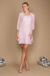 R&M Richards Short Mother Of The Bride Dress Blush