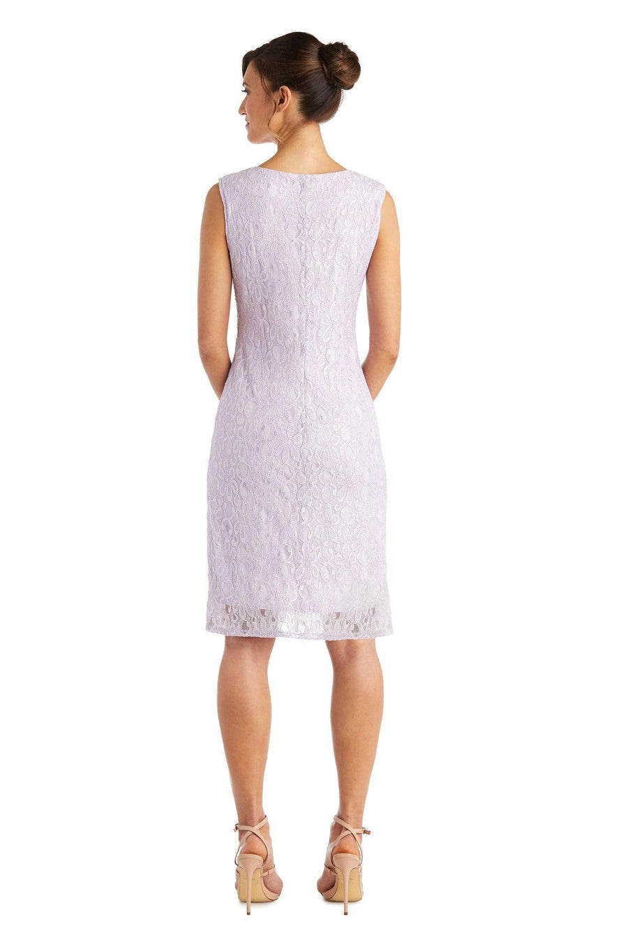 R&M Richards Short Mother Of The Bride Dress Lilac