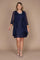 R&M Richards  Short Lace Mother of the Bride Dress Navy