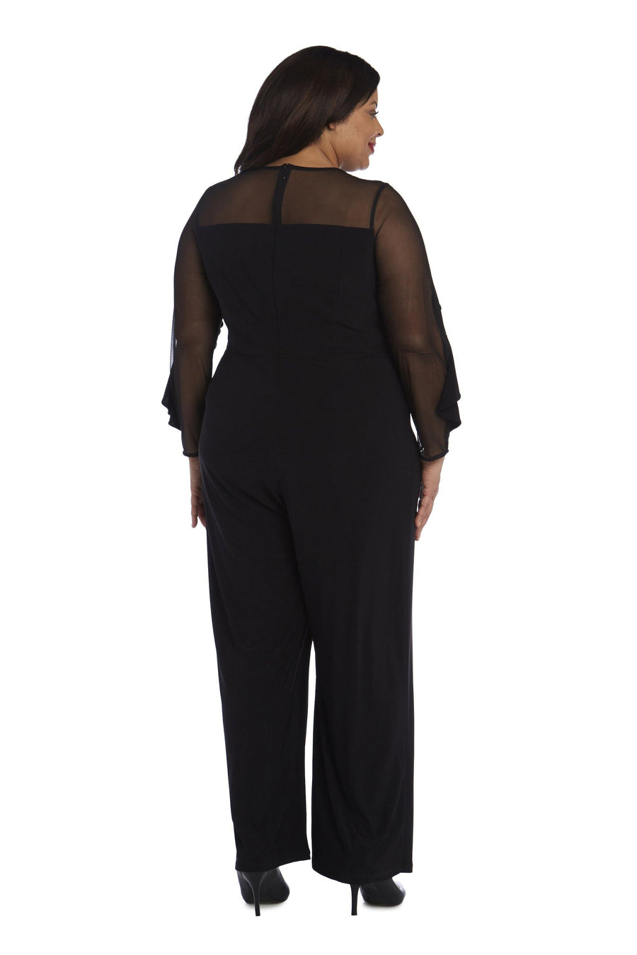 R&M Richards Plus Size Formal Jumpsuit 2308W - The Dress Outlet