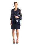 R&M Richards Short Cocktail Jacket 2 Piece Dress 2342 - The Dress Outlet