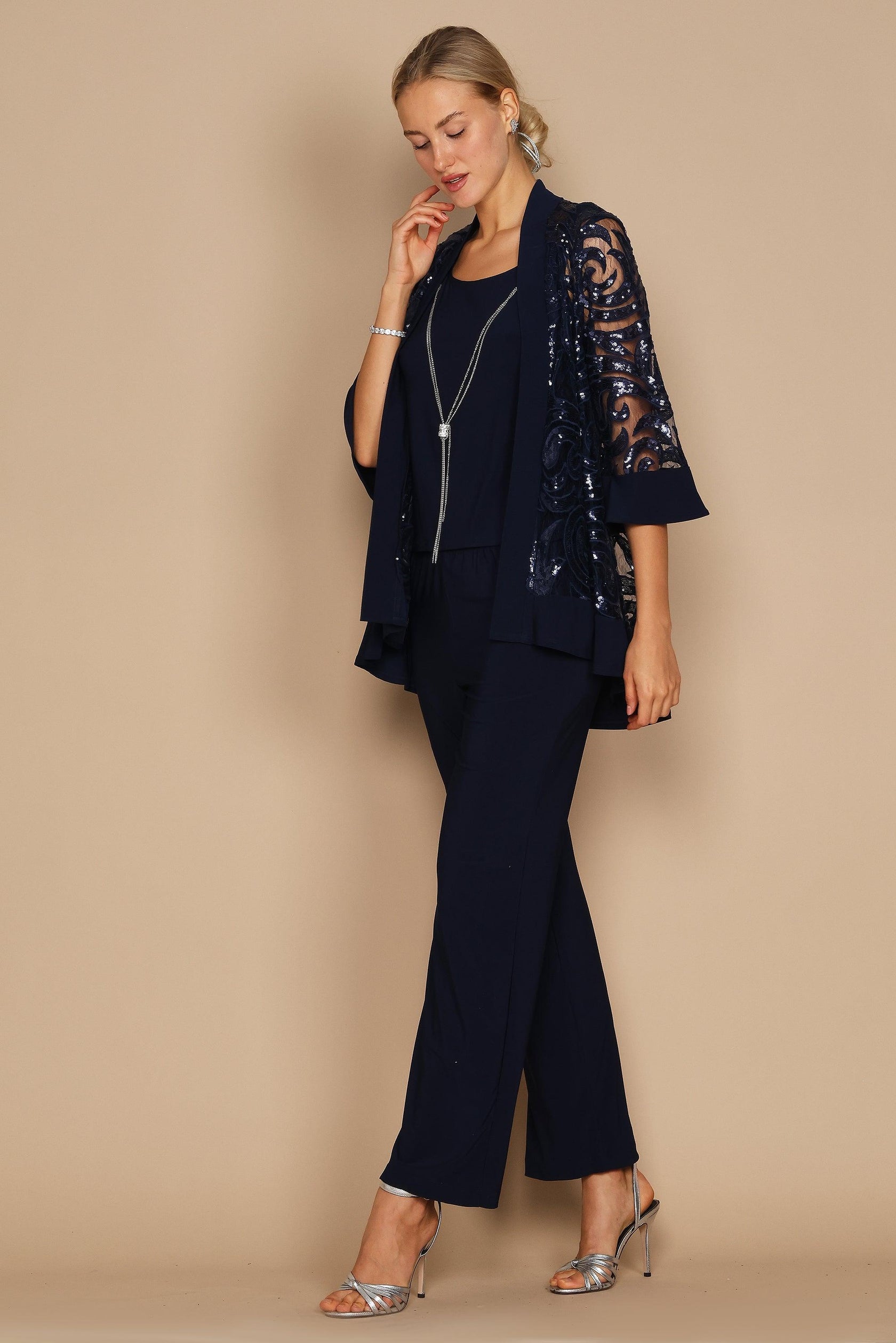 Black R&M Richards 2343 Formal Pantsuit With Jacket for $59.99 – The ...