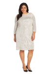 R&M Richards Short Plus Size Dress 2428W - The Dress Outlet