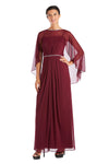 R&M Richards Long Mother of Bride Chiffon Gown 2461 - The Dress Outlet