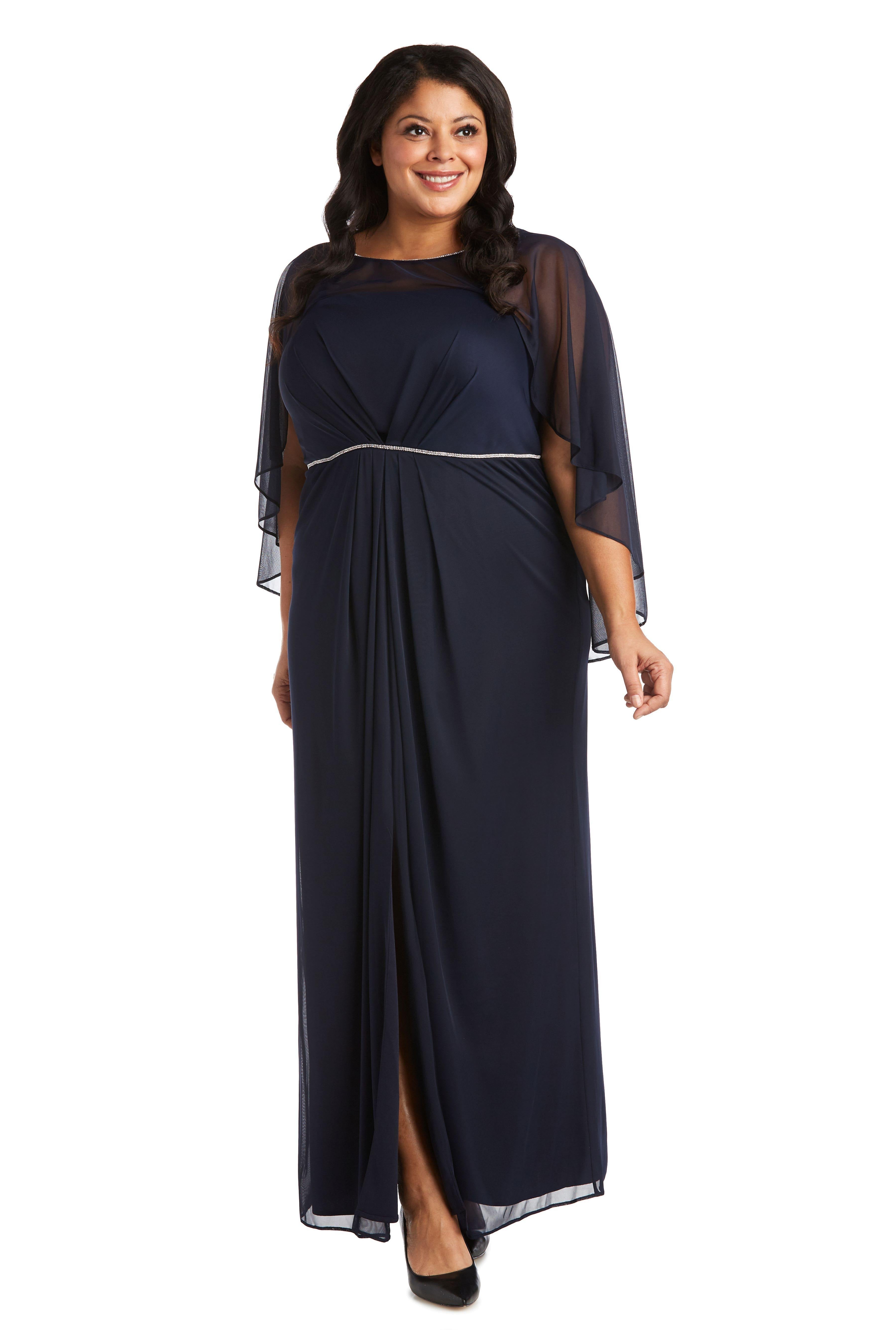 Black R&M Richards 2461W Long Formal Plus Size Dress for $84.99 – The ...