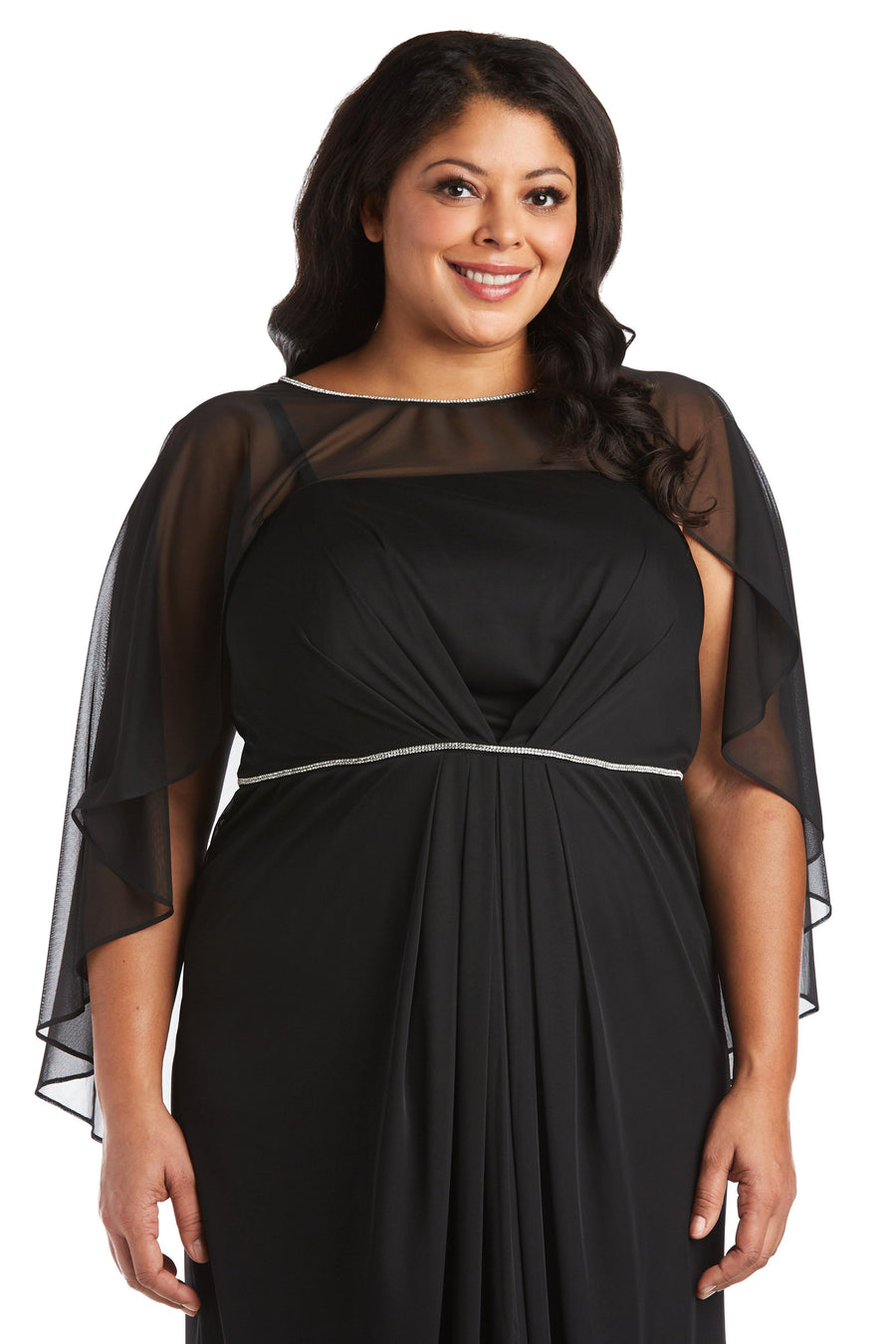 R&M Richards Long Formal Plus Size Dress 2461W - The Dress Outlet