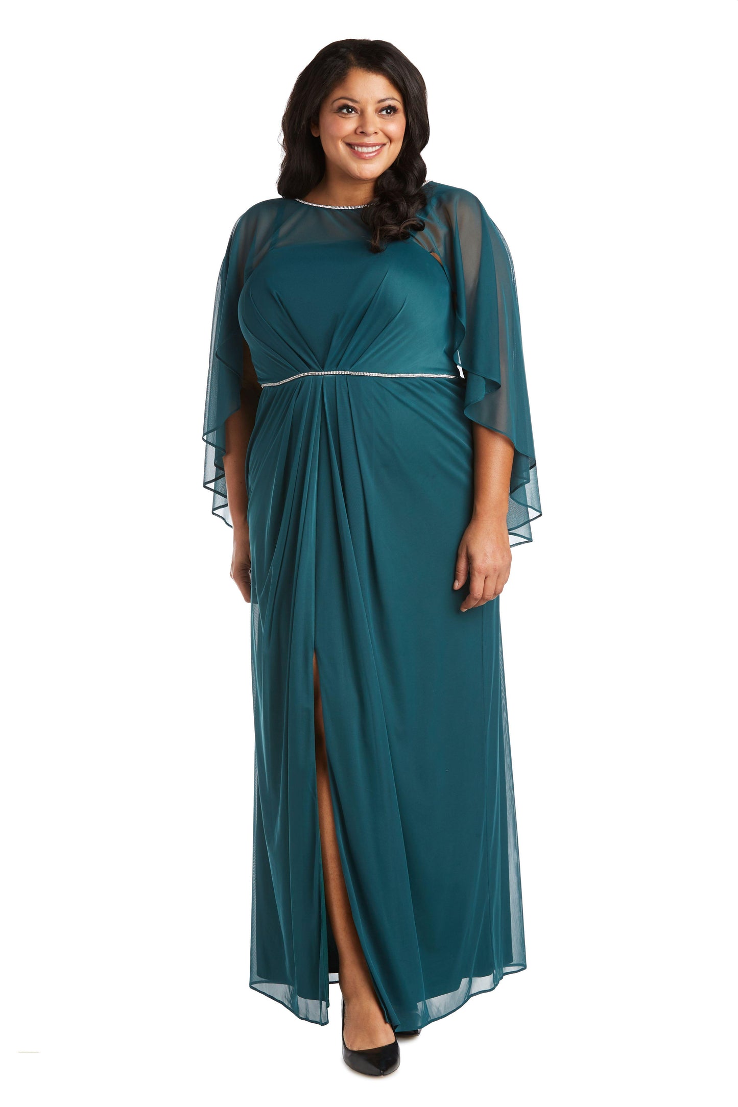 R&M Richards Long Formal Plus Size Dress 2461W - The Dress Outlet