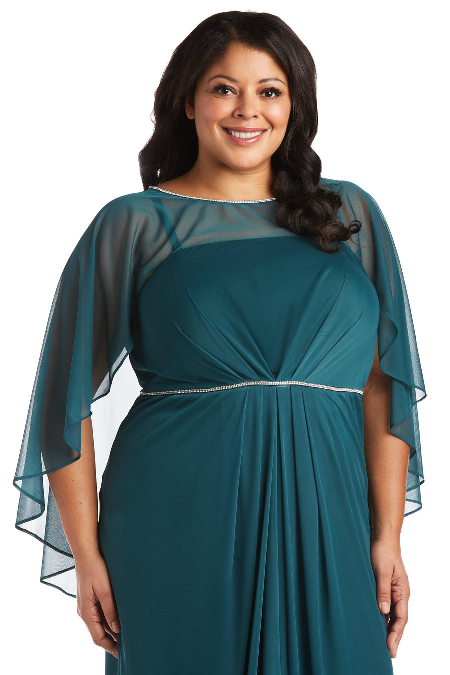 R&M Richards Long Formal Plus Size Dress 2461W - The Dress Outlet