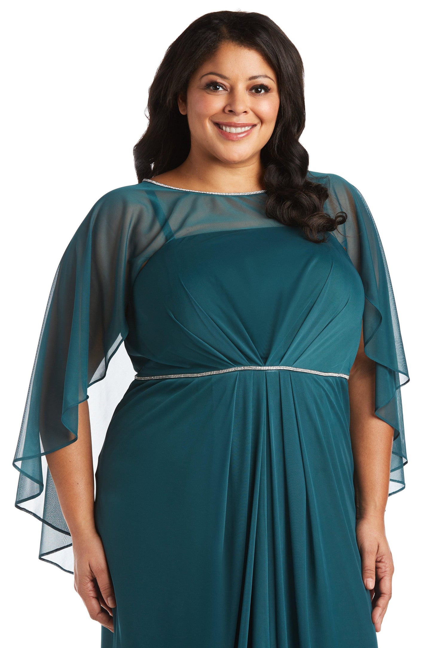 R&M Richards Long Formal Plus Size Dress 2461W - The Dress Outlet