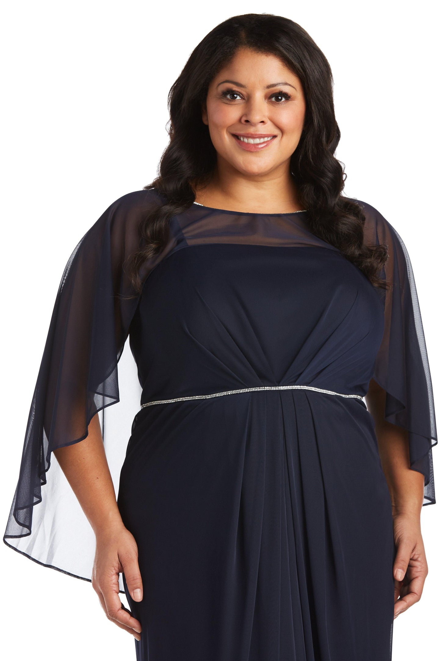 R&M Richards Long Formal Plus Size Dress 2461W - The Dress Outlet