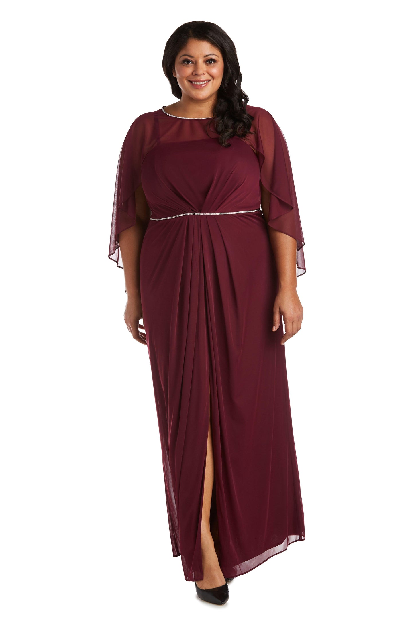 R&M Richards Long Formal Plus Size Dress 2461W - The Dress Outlet