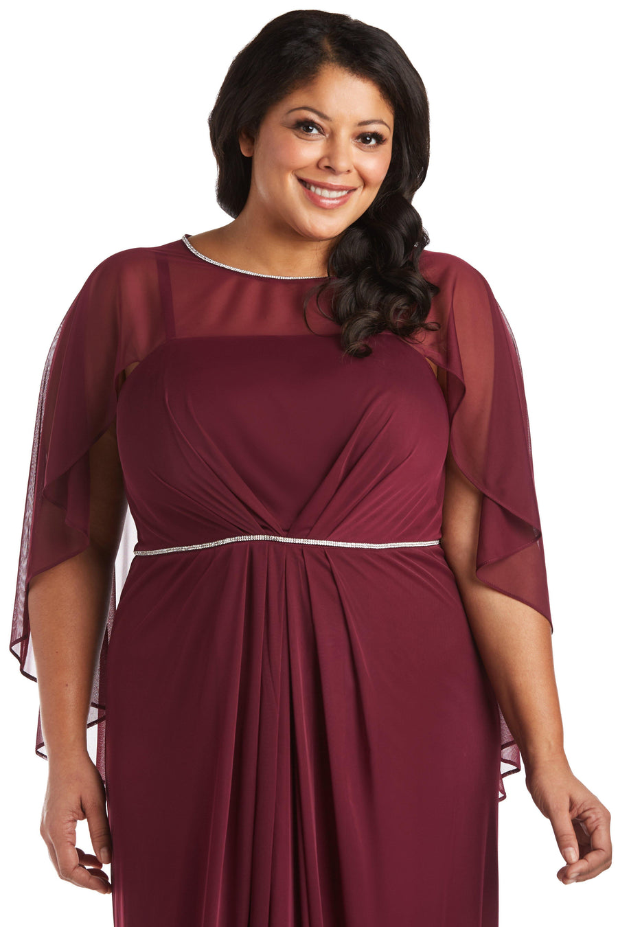 R&M Richards Long Formal Plus Size Dress 2461W - The Dress Outlet