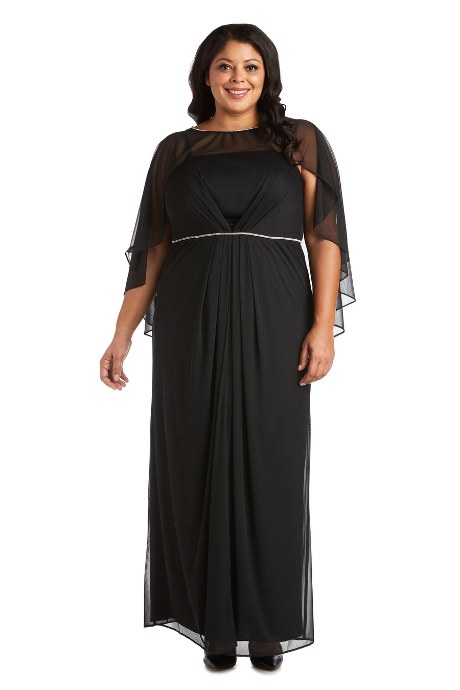 R&M Richards Long Formal Plus Size Dress 2461W - The Dress Outlet