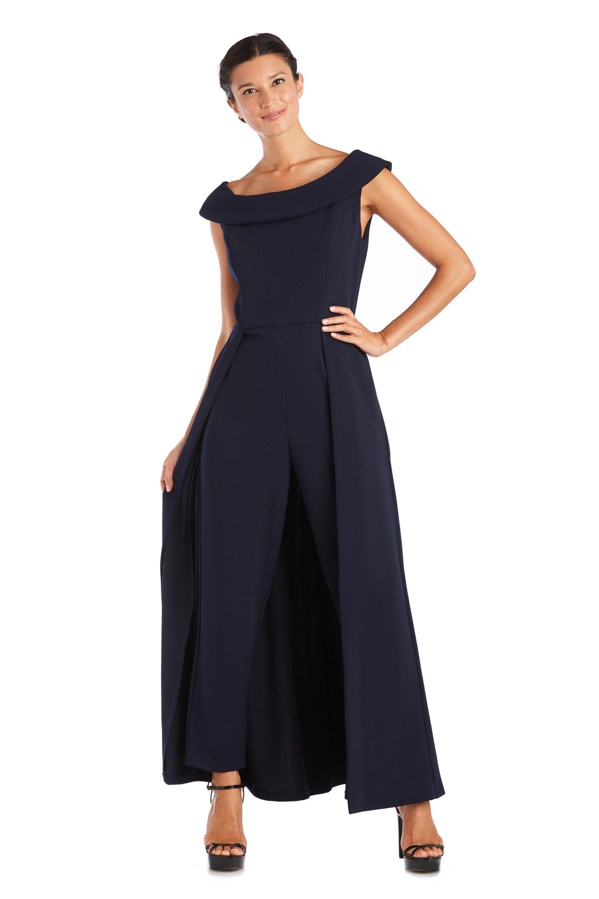 R&M Richards Formal Long Cocktail Jumpsuit 2517 - The Dress Outlet