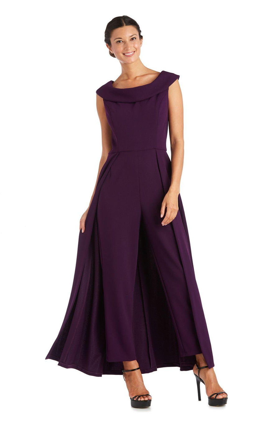 R&M Richards Formal Long Cocktail Jumpsuit 2517 - The Dress Outlet