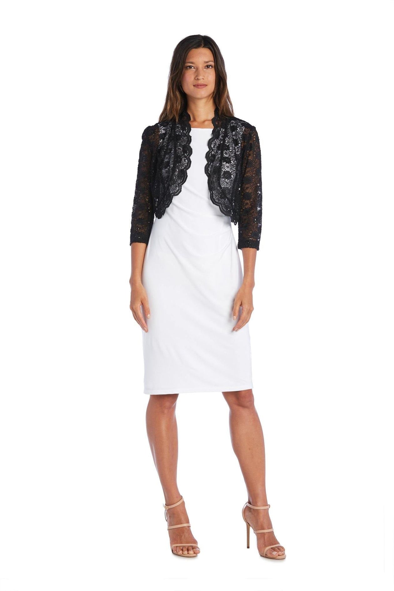 R&M Richards 3158 Lace Bolero With Scalloped Edges for $50.99 – The Dress  Outlet