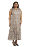 Plus Size Dresses Long Formal Plus Size Lace Gown Champagne