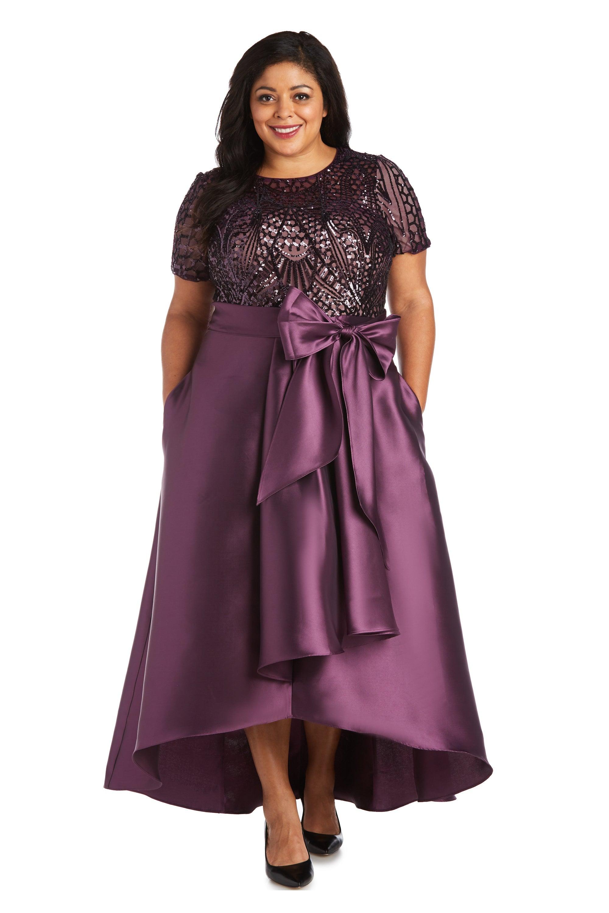 Plus Size Mother of the Bride Dresses Tea Length Lavender