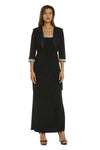 R&M Richards Evening Gown and Cropped Jacket Set 3808 - The Dress Outlet