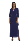 R&M Richards Evening Gown and Cropped Jacket Set 3808 - The Dress Outlet