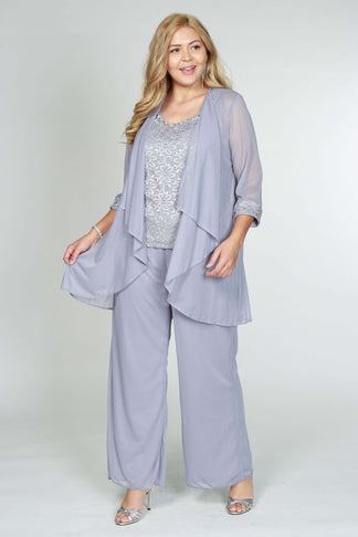 Blush R&M Richards 5008W Plus Size Pant Suit for $39.99 – The Dress Outlet