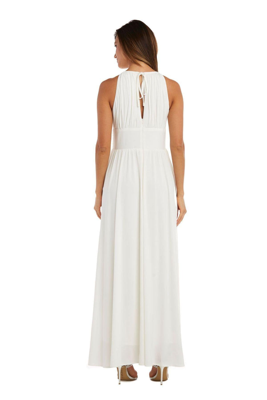 R&M Richards Long Sleeveless Maxi Dress 5078 - The Dress Outlet