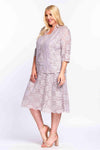 R&M Richards Short Mother of the Bride Lace Jacket Dress - The Dress Outlet R&M Richards