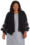 R&M Richards Plus Size Open Jacket 5268W - The Dress Outlet