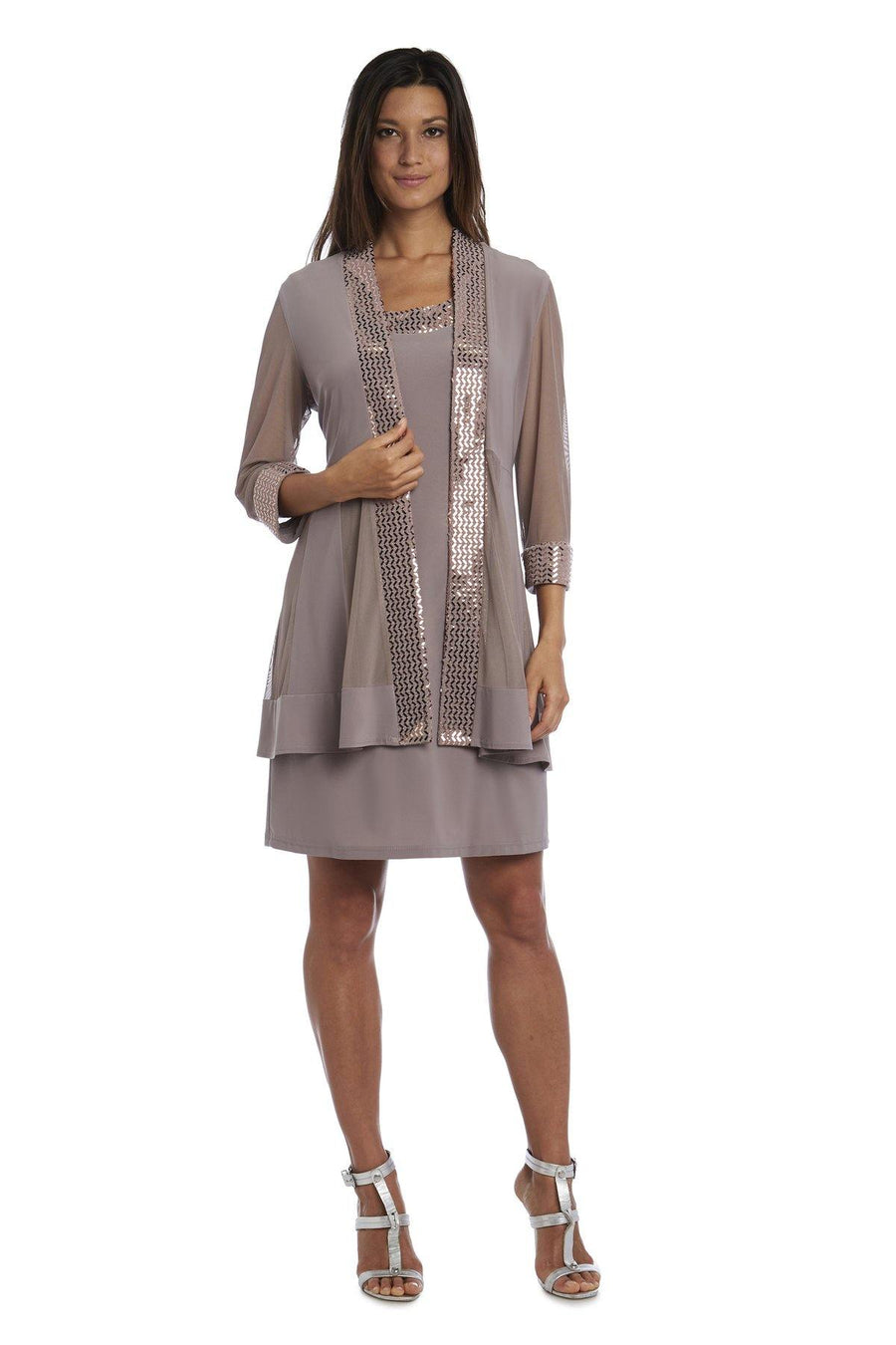 R&M Richards Short Dress Jacket Set 5327 - The Dress Outlet