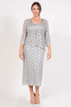 R&M Richards Long Mother of the Bride Formal Dress Lace Jacket - The Dress Outlet R&M Richards